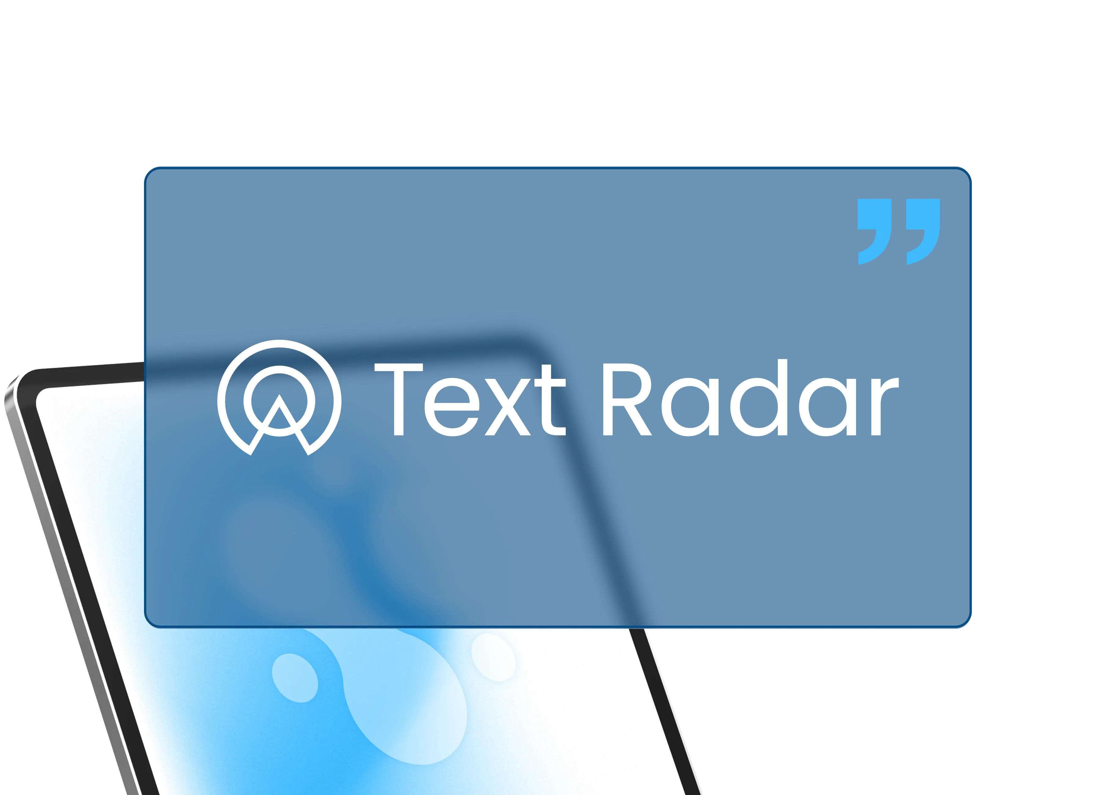 Testimonio Text Radar